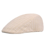Washed,Cotton,Beret,Outdoor,Sport,Adjustable,Visor,Forward,Plaid