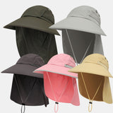 Unisex,Nylon,Solid,Color,Adjustable,Summer,Outdoor,Sunshade,Fishing,Climbing,Breathable,Bucket