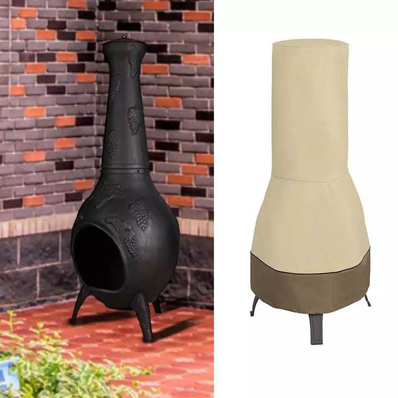 Patio,Chiminea,Cover,Waterproof,Chimney,Heater,Cover,Veranda,Outdoor,Garden