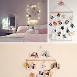 Photo,String,Lights,Household,Decoration,Light,Hanging,Display,Wooden,Picture,Phone,Frame,Collage,Artworks,Prints,Multi,Pictures,Organizer