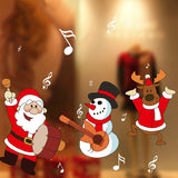 Christmas,Stickers,Decor,Christmas,Santa,Claus,Window,Glass,Decorative,Decal