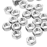 Suleve,MXSN1,50Pcs,Stainless,Steel,Metric,Coarse,Pitch,Screw,Thread,Hexagon