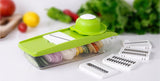 KCASA,Vegetable,Cutter,Container,Adjustable,Mandoline,Slicer,Interchangeable,Blades