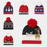 Christmas,Knitted,Jacquard,Unisex,Beanie