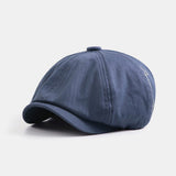 Unisex,Cotton,British,Style,Embroidery,Octagon,Retro,Newsboy,Artist,Beret