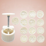 Mould,Style,Flower,Stamps,Round,Baking,Pressure,Decor