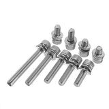 Suleve,M6SH3,50Pcs,Socket,Knurled,Screw,Stainless,Steel,Assortment