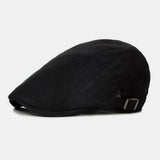 Cotton,British,Style,Street,Trend,Solid,Color,Outdoot,Casual,Forward,Beret