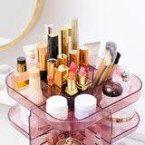 Adjustable,Rotating,Makeup,Jewelry,Square,Storage,Organizer,Stand,Display