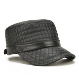 Men's,Leather,Baseball,Adjustable,Outdoor,Windproof,Snapback
