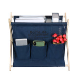 Wooden,Foldable,Large,Capacity,Desktop,Storage,Basket,Portable,Magazine,Newspaper,Pockets