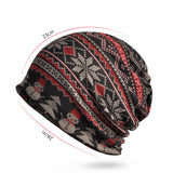 Women,Print,Cotton,Beanie,Collar,Scarf