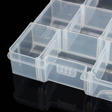 Compartment,Removable,Fishing,Tackle,Transparent,Plastic,Fishing,27.5*18.5*4.5cm