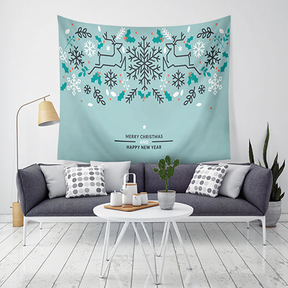 Loskii,Decoration,Christmas,Tapestry,Santa,Print,Hanging,Tapestry,Christmas,Decorations