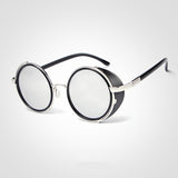Women,Vintage,Steam,Round,Protection,Glassess,Summer,Sunscreen,Eyeglasseess