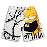 S5262,Beach,Shorts,Board,Shorts,Cartoon,Printing,Drying,Waterproof,Elasticity