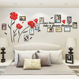 Acrylic,Family,Photo,Picture,Frame,Sticker,Background,Decor