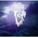 White,Flower,Dream,Catcher,Chimes,Indian,Style,Feather,Pendant,Dream,Catcher,Decorations