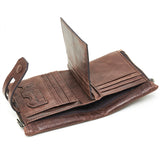 Outdoor,Travel,Leather,Bifold,Wallet,Holder,Purse,Billfold,Pocket