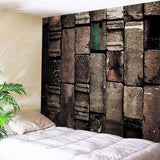 Hanging,Tapestry,Retro,Brick,Stone,Printed,Bedroom,Decorations