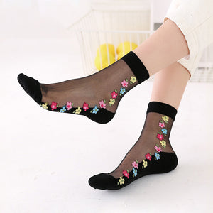 Women's,Antiskid,Summer,Breathable,Middle,Socks