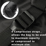 Light,Weight,Compression,Stuff,Outdooors,Travel,Camping,Sleeping,Black