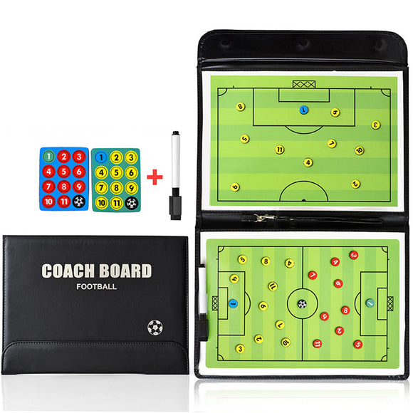 21inch,Magnetic,Football,Trainer,Tactical,Board,Folding,Leather,Professional,Soccer,Teaching