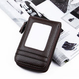 IPRee,Holder,Zipper,Leather,Wallet,Travel,Portable,Credit,Storage