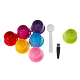 Colorful,Refillable,Coffee,Capsule,Reusable,Coffee,Nescafe,Dolce,Gusto,Brewer
