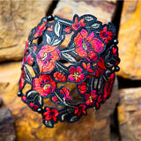 Women,Embroidery,Vintage,Hollow,Ethnic,Style