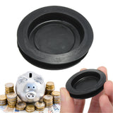 Plastic,Black,Money,Saving,Piggy,Closure,Stopper,Cover