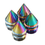 Multi,Color,Spiked,Valve,Aluminum,Wheel