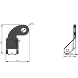 BIKIGHT,Bicycle,Trailer,Coupler,Attachment,Angled,Elbow,Instep,Schwinn,Trailers