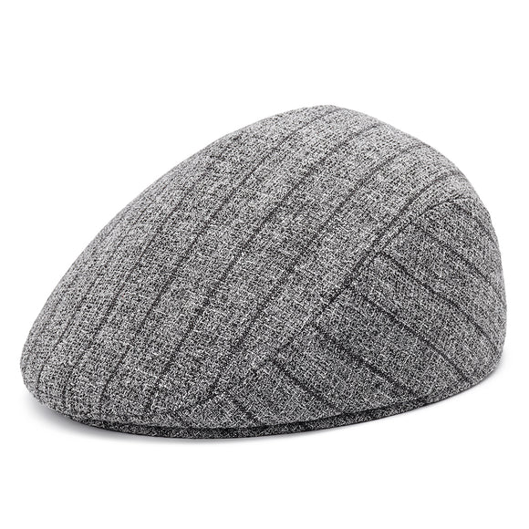 Stripe,Casual,Beret,Comfortable,Linen,Forward