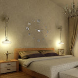 Large,Clock,Decorative,Luxurious,Silent,Modern,Decorations,Mirror,Surface