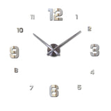 Mirror,Surface,Sticker,Modern,Hanging,Clock,Office,Living,Decor