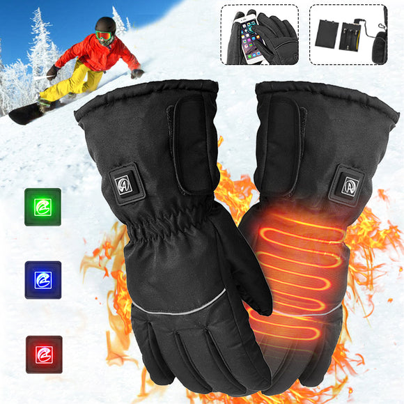 BIKIGHT,Electric,Heated,Gloves,Rechargeable,Winter,Gloves,Bicycle,Motorcycle,Cycling