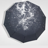 Automatic,Folding,Umbrella,People,Windproof,Umbrella,Plaid,Camping,Sunshade