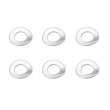 100Pcs,Stainless,Steel,Spring,Washer,Elastic,Curved,Gasket,Assortment