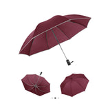 105CM,Folding,Windproof,Automatic,Umbrella,Reflective,Strip,Business,Foldable,Umbrella,Women