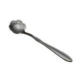 KCASA,Black,Stainless,Steel,Flower,Shape,Coffee,Sugar,Spoon,Spoon,Cream,Tableware