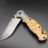 205mm,Stainless,Steel,Folding,Blade,Outdoor,Survival,Tools,Sports,Hiking,Climbing,Cutter