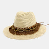 Unisex,Sunscreen,Travel,Beach,Elegant,Seaside,Straw