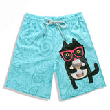 S5256,Beach,Shorts,Board,Shorts,Glasses,printing,drying,waterproof,Elasticity