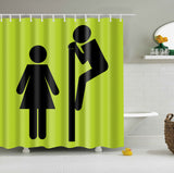 180x180cm,Cartoon,Bathroom,Fabric,Shower,Curtain,Waterproof,Polyester,Hooks
