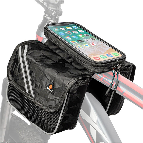 BIKING,Rainproof,Bicycle,Touch,Screen,Phone,Reflective,Cycling,Frame,Front