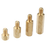 Suleve,M4BH2,180Pcs,Brass,Column,Standoff,Support,Spacer,Pillar,Board