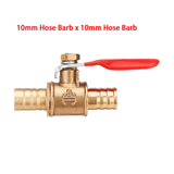 Inline,Brass,Shutoff,Valve,Fitting,Handle,Water