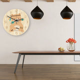 Loskii,CC036,Creative,Clock,Clock,Cartoon,Clock,Office,Decorations