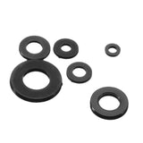 Suleve,MXNW1,500pcs,White,Black,Nylon,Washer,Washers,Gasket